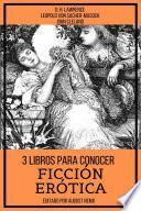Libro 3 Libros para Conocer Ficción Erótica