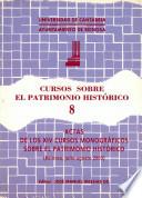 Libro Actas de los XIV Cursos Monográficos sobre el Patrimonio Histórico