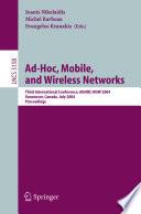 Libro Ad-Hoc, Mobile, and Wireless Networks