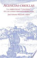 Libro Agencias criollas