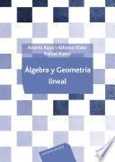 Libro Álgebra y geometría lineal