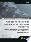 Libro Análisis y selección de inversiones en mercados financieros