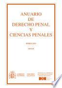 Libro Anuario de Derecho Penal y Ciencias Penales (tomo LXXV, 2022)