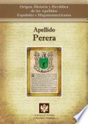 Libro Apellido Perera