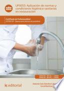 Libro Aplicación de normas y condiciones higiénico-sanitarias en restauración. HOTR0109