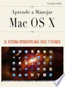 Libro Aprende a manejar Mac OS X