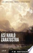 Libro Así habló Zaratustra