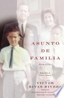 Libro Asunto de familia (A Private Family Matter)