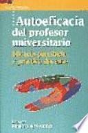 Libro Autoeficacia del profesor universitario