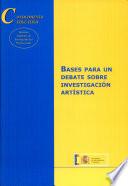 Libro Bases para un debate sobre investigación artística