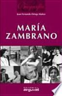 Libro Biografía de María Zambrano