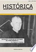 Libro Biografía y Catálogo de las obras del Padre Grenón S.J.