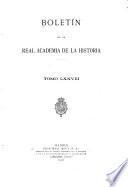 Libro Boletín de la Real Academia de la Historia