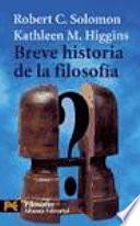 Libro Breve historia de la filosofía