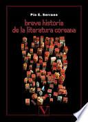 Libro Breve historia de la literatura coreana