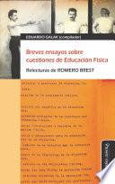 Libro Breves ensayos sobre cuestiones de Educación Física