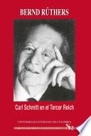 Libro Carl Schmitt en el Tercer Reich