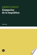 Libro Categorías de lo impolítico
