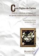 Libro CINCO SIGLOS DE CARTA