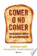 Libro Comer o no comer