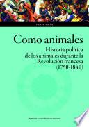 Libro Como animales