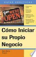 Libro Cómo iniciar su propio negocio