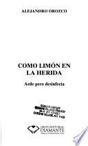 Libro Como limón en la herida