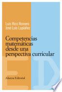 Libro Competencias matemáticas desde una perspectiva curricular