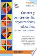 Libro Conocer y comprender las organizaciones educativas