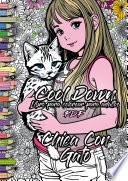 Libro Cool Down | Libro para colorear para adultos: Chica Con Gato