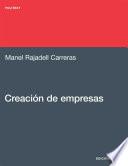 Libro Creación de empresas