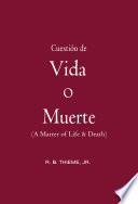 Libro Cuestión de Vida o Muerte