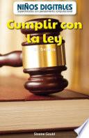 Libro Cumplir con la ley: Si...Entonces (Following the Law: If...Then)