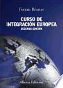 Libro Curso de integración europea