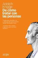 Libro De cómo tratar con las personas