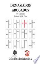 Libro Demasiados abogados