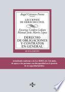 Libro Derecho de obligaciones y contratos en general