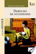Libro Derecho de sucesiones