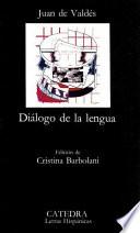 Libro Diálogo de la lengua