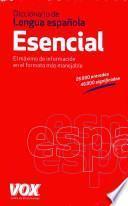 Libro Diccionario esencial de la lengua española