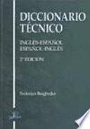 Libro Diccionario técnico