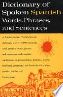 Libro Dictionary of Spoken Spanish