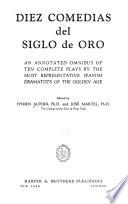 Libro Diez comedias del siglo de oro