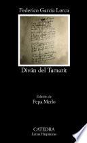 Libro Diván del Tamarit