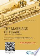 Libro Eb Alto part The Marriage of Figaro - Sax Quartet