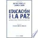 Libro Educación para la paz