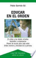 Libro Educar en el orden