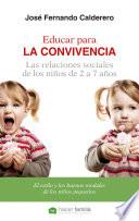 Libro Educar para la convivencia. Las relaciones sociales de los niños