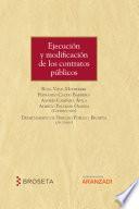 Libro Ejecución y modificación de los contratos públicos