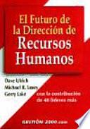 Libro El Futuro de la Dirección de Recursos Humanos